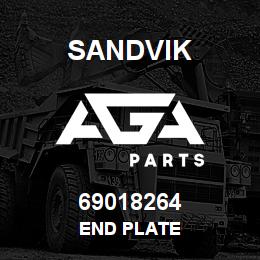 69018264 Sandvik END PLATE | AGA Parts