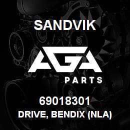 69018301 Sandvik DRIVE, BENDIX (NLA) | AGA Parts