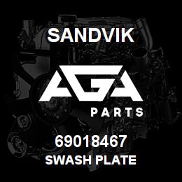 69018467 Sandvik SWASH PLATE | AGA Parts