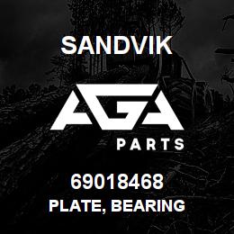 69018468 Sandvik PLATE, BEARING | AGA Parts
