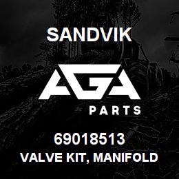69018513 Sandvik VALVE KIT, MANIFOLD | AGA Parts