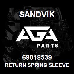 69018539 Sandvik RETURN SPRING SLEEVE | AGA Parts