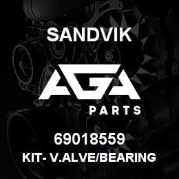 69018559 Sandvik KIT- V.ALVE/BEARING PLATE | AGA Parts