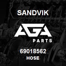 69018562 Sandvik HOSE | AGA Parts