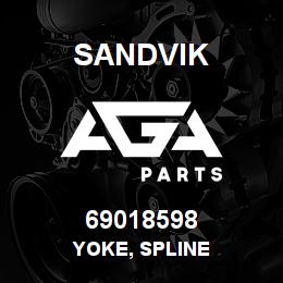69018598 Sandvik YOKE, SPLINE | AGA Parts
