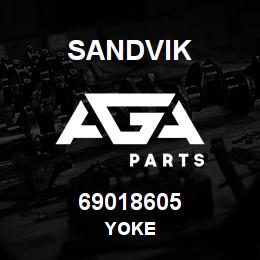 69018605 Sandvik YOKE | AGA Parts