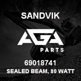 69018741 Sandvik SEALED BEAM, 80 WATT | AGA Parts