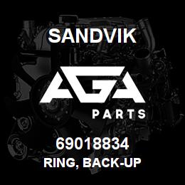 69018834 Sandvik RING, BACK-UP | AGA Parts