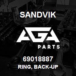 69018887 Sandvik RING, BACK-UP | AGA Parts