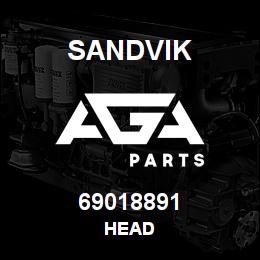 69018891 Sandvik HEAD | AGA Parts