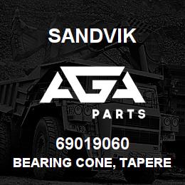 69019060 Sandvik BEARING CONE, TAPERED ROLLER | AGA Parts