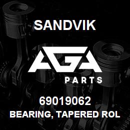 69019062 Sandvik BEARING, TAPERED ROLLER | AGA Parts