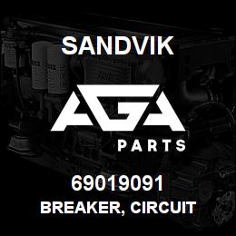 69019091 Sandvik BREAKER, CIRCUIT | AGA Parts