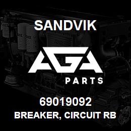 69019092 Sandvik BREAKER, CIRCUIT RB | AGA Parts