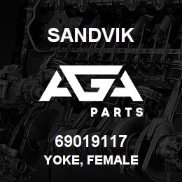 69019117 Sandvik YOKE, FEMALE | AGA Parts