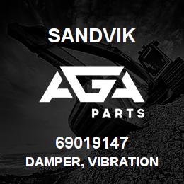 69019147 Sandvik DAMPER, VIBRATION | AGA Parts
