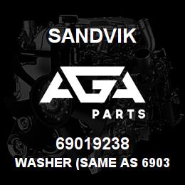 69019238 Sandvik WASHER (SAME AS 69039836) RB | AGA Parts