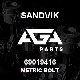 69019416 Sandvik METRIC BOLT | AGA Parts