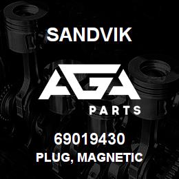 69019430 Sandvik PLUG, MAGNETIC | AGA Parts