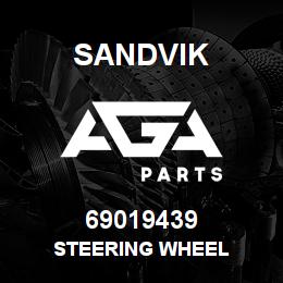 69019439 Sandvik STEERING WHEEL | AGA Parts