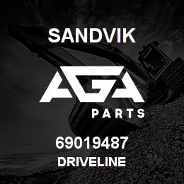 69019487 Sandvik DRIVELINE | AGA Parts