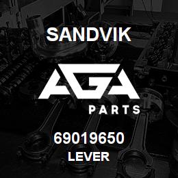 69019650 Sandvik LEVER | AGA Parts