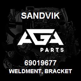 69019677 Sandvik WELDMENT, BRACKET | AGA Parts