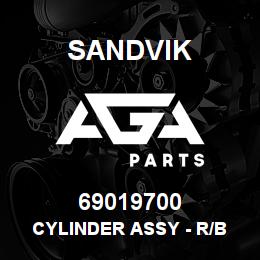 69019700 Sandvik CYLINDER ASSY - R/B 69032754 RB | AGA Parts