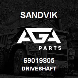69019805 Sandvik DRIVESHAFT | AGA Parts