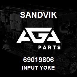 69019806 Sandvik INPUT YOKE | AGA Parts
