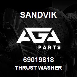 69019818 Sandvik THRUST WASHER | AGA Parts