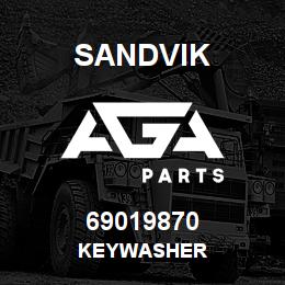 69019870 Sandvik KEYWASHER | AGA Parts