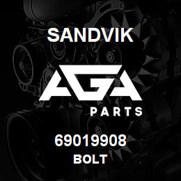 69019908 Sandvik BOLT | AGA Parts