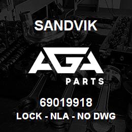 69019918 Sandvik LOCK - NLA - NO DWG - T-TEXT | AGA Parts