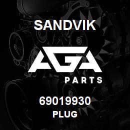 69019930 Sandvik PLUG | AGA Parts