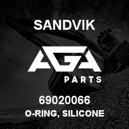 69020066 Sandvik O-RING, SILICONE | AGA Parts