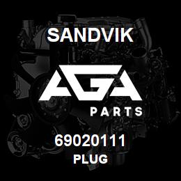 69020111 Sandvik PLUG | AGA Parts