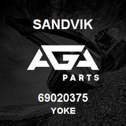 69020375 Sandvik YOKE | AGA Parts