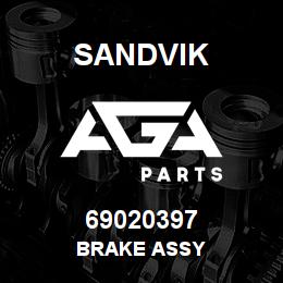 69020397 Sandvik BRAKE ASSY | AGA Parts