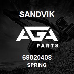69020408 Sandvik SPRING | AGA Parts