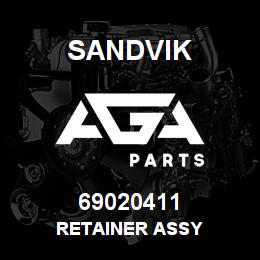69020411 Sandvik RETAINER ASSY | AGA Parts