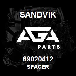 69020412 Sandvik SPACER | AGA Parts