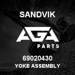 69020430 Sandvik YOKE ASSEMBLY | AGA Parts