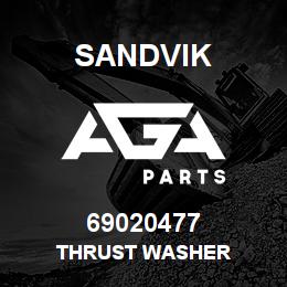 69020477 Sandvik THRUST WASHER | AGA Parts