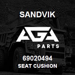 69020494 Sandvik SEAT CUSHION | AGA Parts