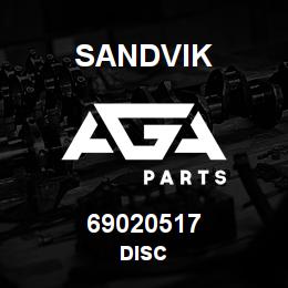 69020517 Sandvik DISC | AGA Parts
