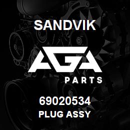 69020534 Sandvik PLUG ASSY | AGA Parts