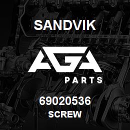 69020536 Sandvik SCREW | AGA Parts