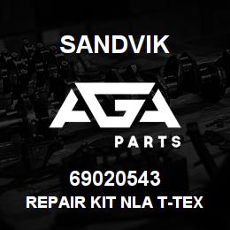 69020543 Sandvik REPAIR KIT NLA T-TEXT | AGA Parts