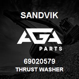 69020579 Sandvik THRUST WASHER | AGA Parts